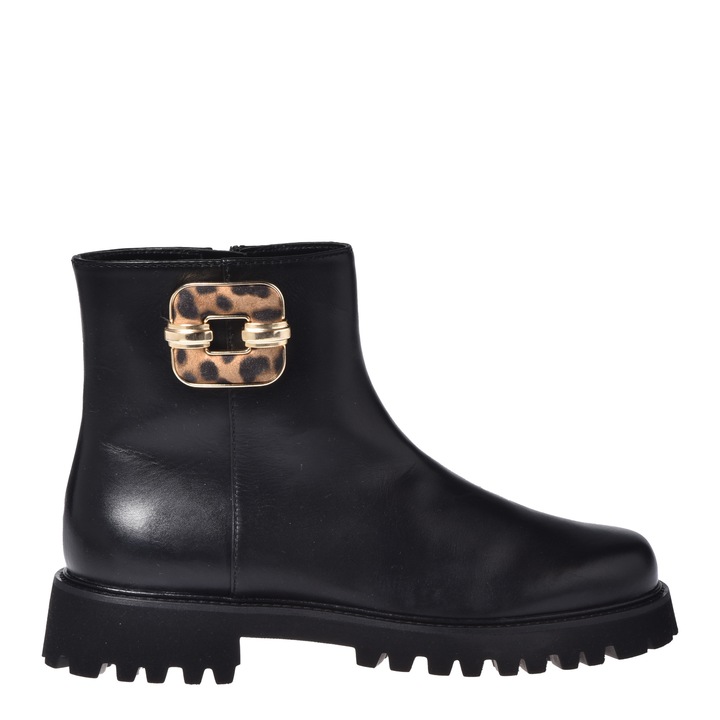 Baldinini, Ghete din piele, Negru/Maro