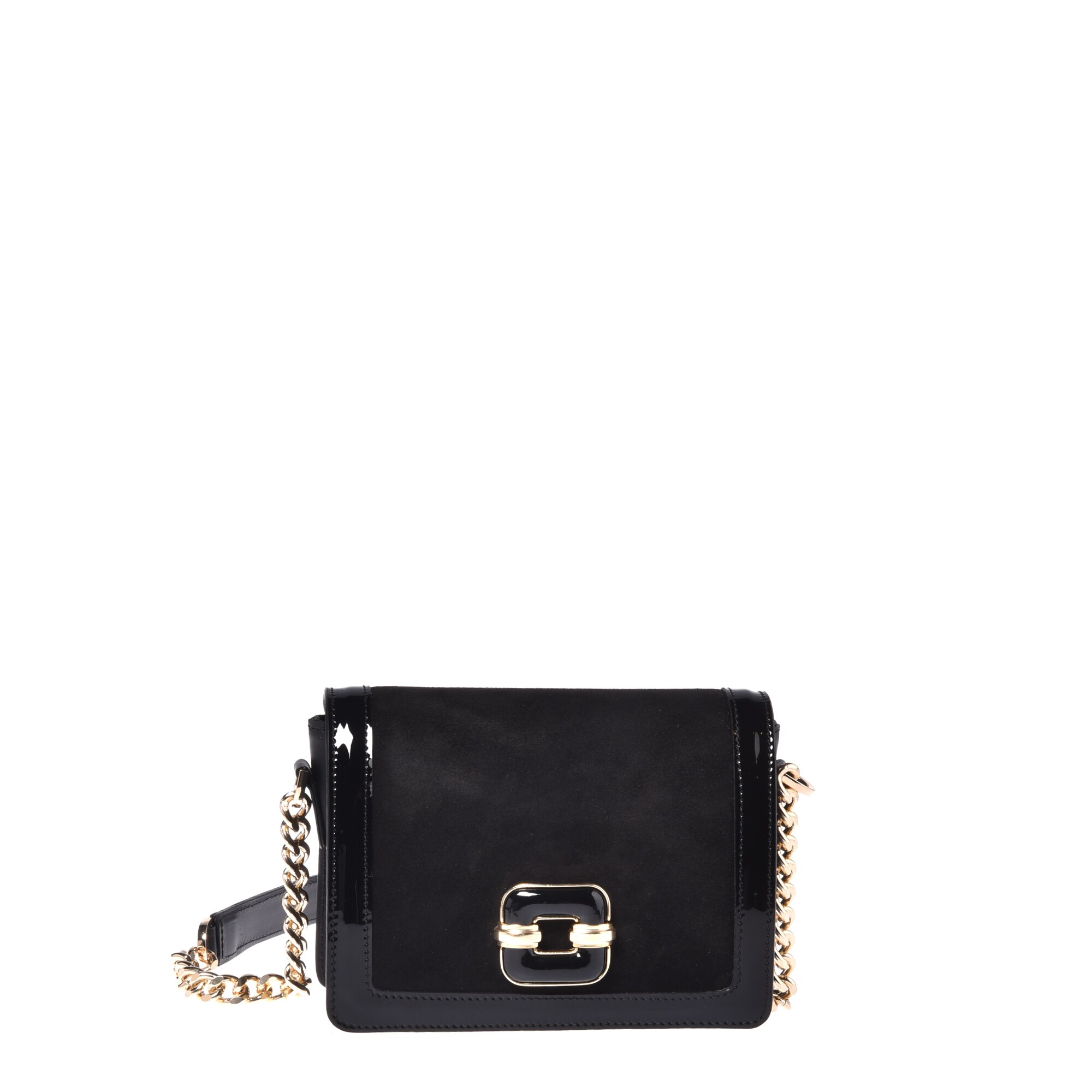 Baldinini, Geanta crossbody din piele, Negru