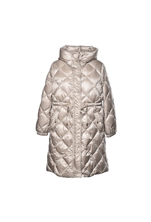 Baldinini, Geaca parka cu umplutura de puf si gluga, Bej