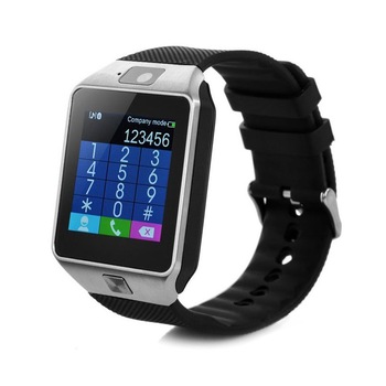 Ceas Smartwatch cu Telefon DZire 09 de cu slot sim, camera foto, bluetooth, slot card SD, Whatsapp, Facebook, compatibil Android si IOS, Silver Edition Ceas Smartwatch cu Telefon DZire 09 de cu slot sim, camera foto, bluetooth, slot card SD, Whatsapp, Facebook, compatibil Android si IOS, Silver Edition