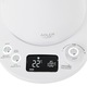 Cana electrică ADLER, 1L, 1100W, control temperatura 40-100C, alb-argintiu, 30x20x17cm