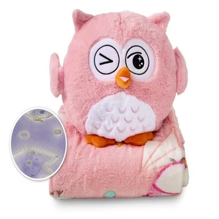 Емоционален, Бухал, 3в1, DORMEO, Топла прегръдка, Палав