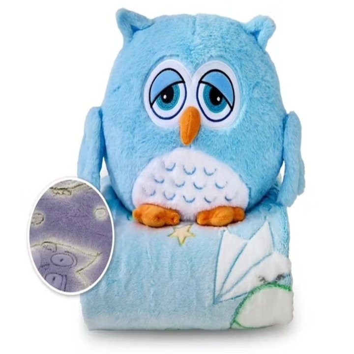 Емоционален, Бухал, 3в1, DORMEO, Топла прегръдка, Сънен