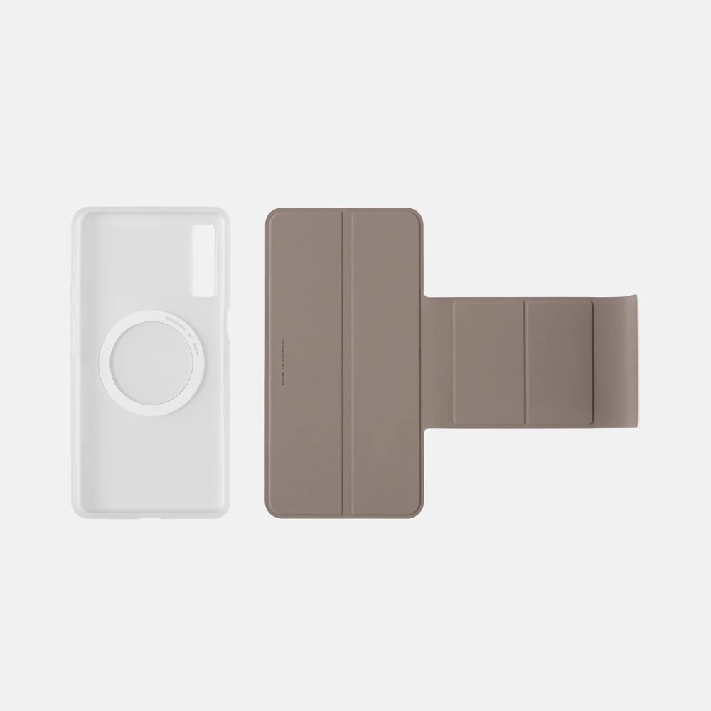 Husa magnetica 2-in-1 pentru BOOX Palma 2 Pro, stand si protectie completa, Bej