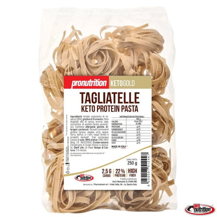 Paste proteice keto tagliatelle 250g - Pro Nutrition