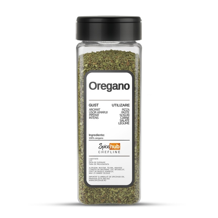 Oregano, condiment natural 100% pentru pizza, paste si salate, 120g