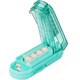Dispozitiv pentru taierea tabletelor, Leccik, ajustabil, taiere precisa, culoare albastru laguna, 10.5x4.5x3.7cm