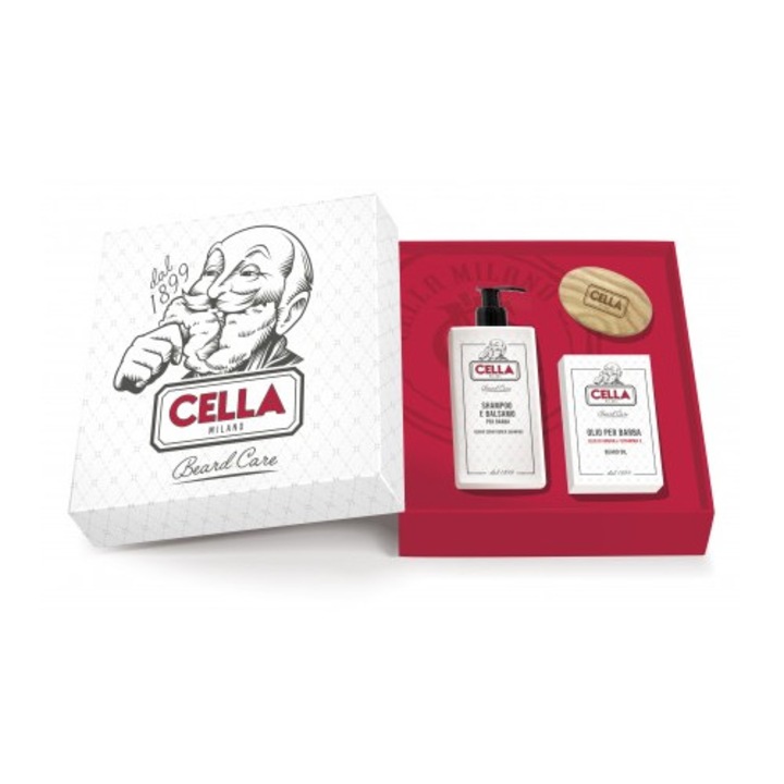 Set cadou Cella Milano – Îngrijire pentru barbă și mustață