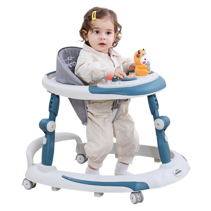 Tavalax 5 az 1-ben baba járássegítő – állítható, összecsukható, hintázó funkcióval és játékokkal (6–18 hónap)