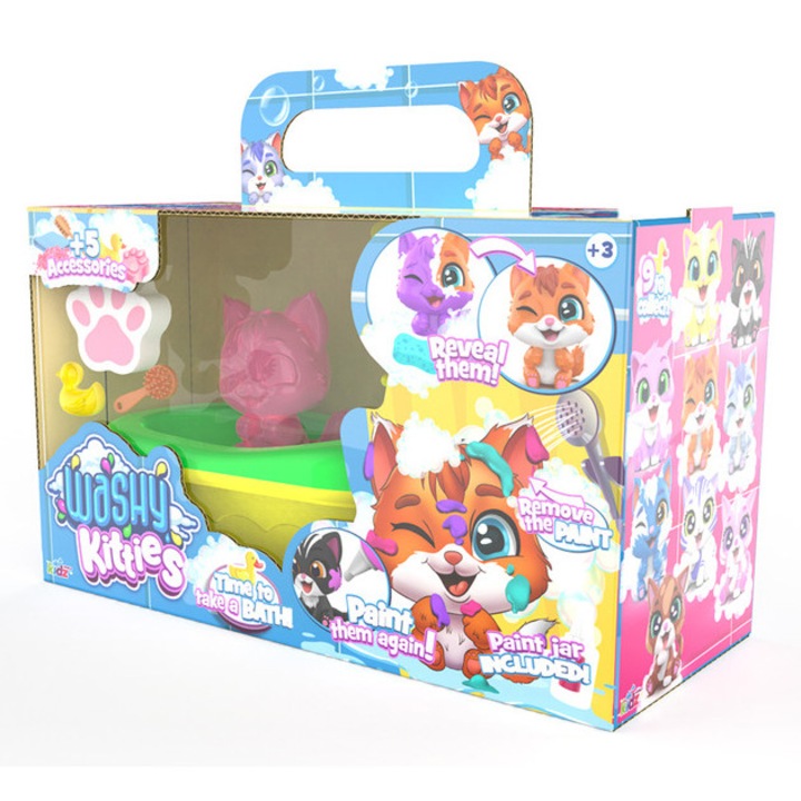 Pisicute jucause cu cada de baie, Pinki