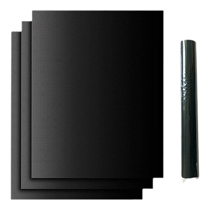 Saltea antiaderenta pentru cuptor LR-20260824-28818, fibra de sticla cu strat Teflon, rezistenta la temperaturi inalte, negru
