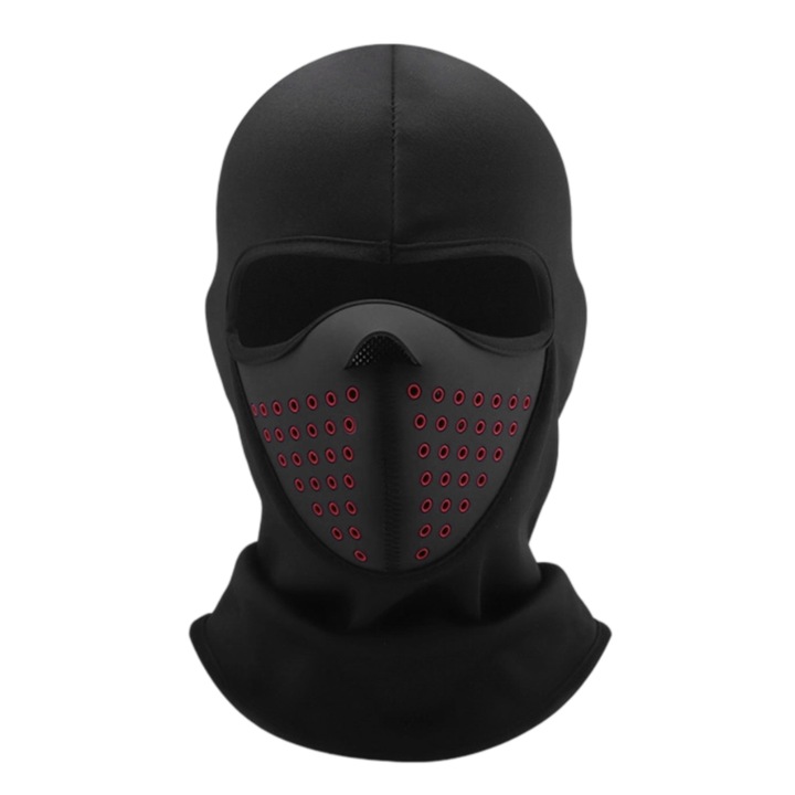 Мъжка балаклава, За зимата, Черна