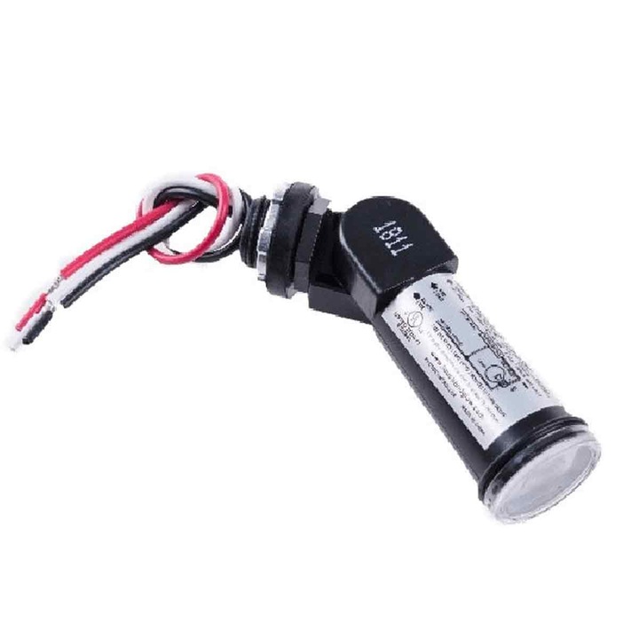 Senzor crepuscular pentru exterior LR-20260824-30342, 120V, fotocelula dusk-to-dawn cu reglare swivel, negru