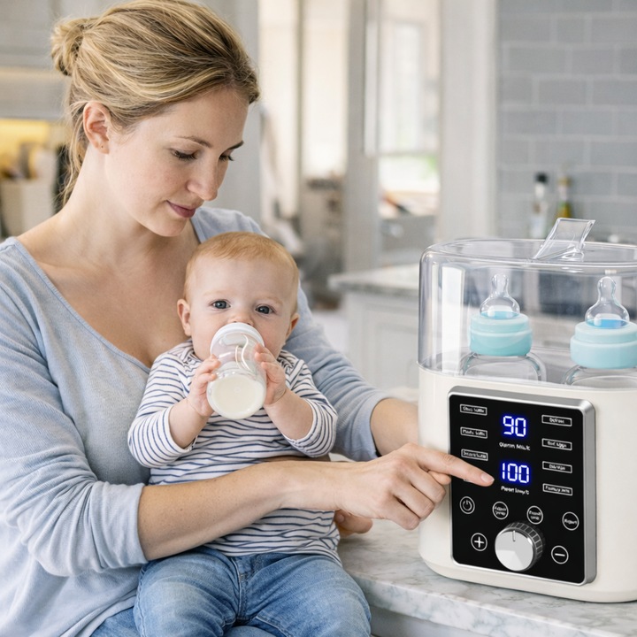 Incalzitor de Biberoane, dispozitiv Baby, incalzitor de Alimente, incalzitor de apa, Sterilizator, Uscator de Biberoane, Sterilizator, Incalzitor de Lapte Matern