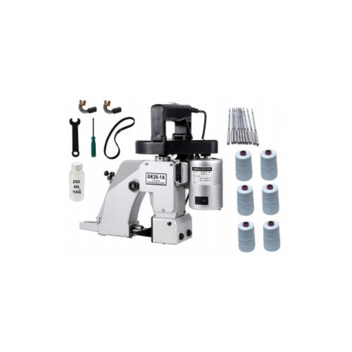 Masina de inchis pungi GK261K + 6 accesorii gratuite pentru fire Masina cu fir unic