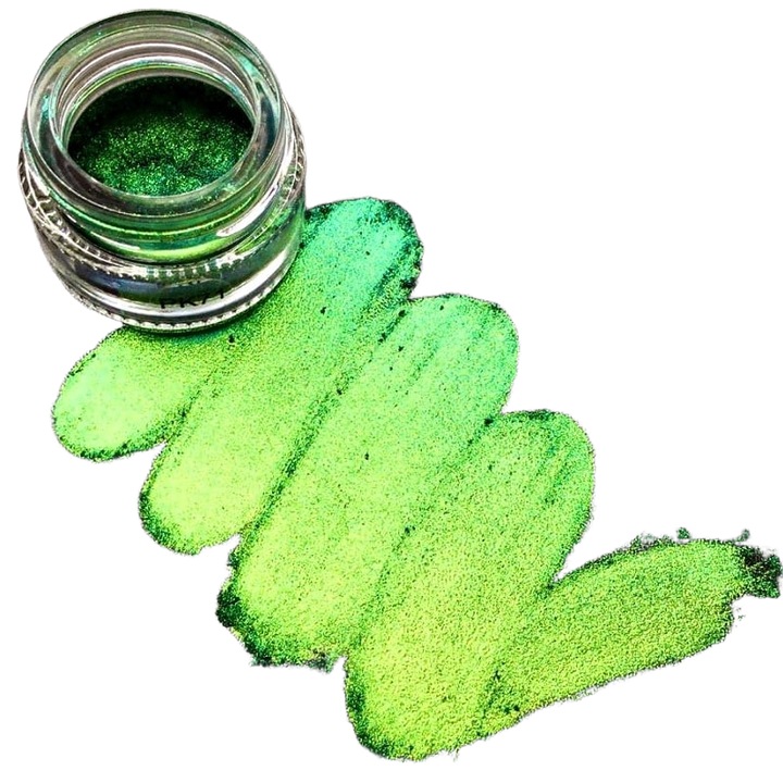 KAJOL Beauty PK71 zöld-lime-kék multikróm pigment sminkhez, 1g