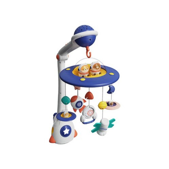 Carusel muzical, Bebe Stars, Spaceship, Cu proiector cer instelat