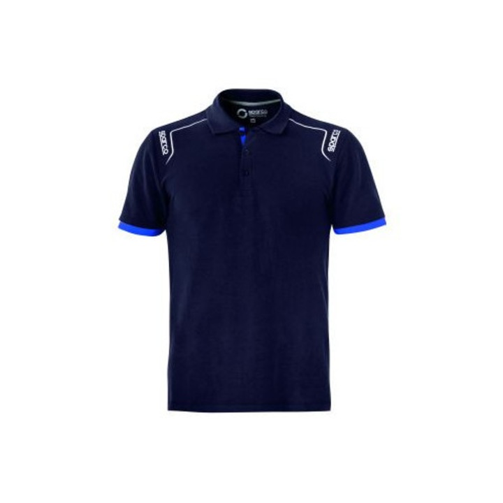 Jachetă de lucru Sparco Teamwork, maneca scurtă, bumbac, albastru navy, M