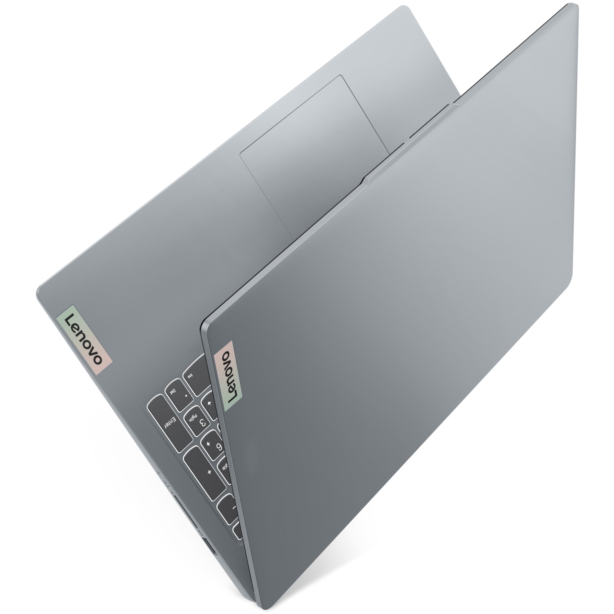 Laptop Lenovo IdeaPad Slim 3 15AMN8, Office, 15.6 inch, AMD Ryzen 5 7520U pana la 4.3GHz, 8GB RAM, 256GB SSD, AMD Radeon 610M Graphics, No OS, Arctic Grey