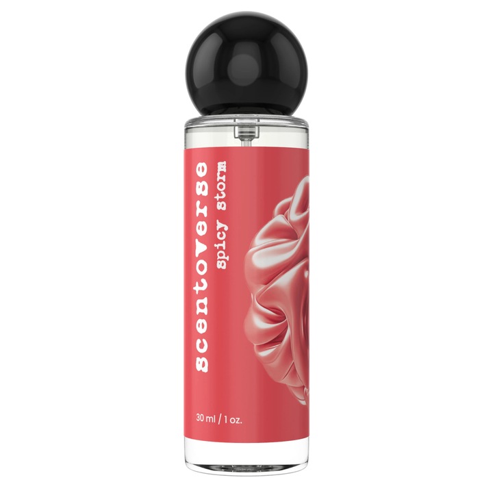 Apa de parfum dama Spicy Storm, miros floral-oriental, testata dermatologic, parfumuri femei 30ml, 20% ulei parfum import Franta, nu contin apa