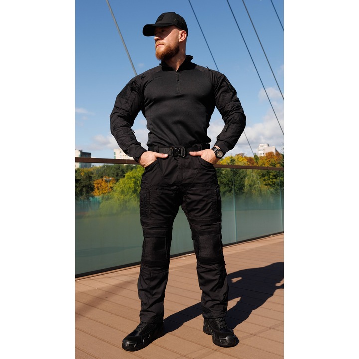 Costum Tactic Aran, Negru