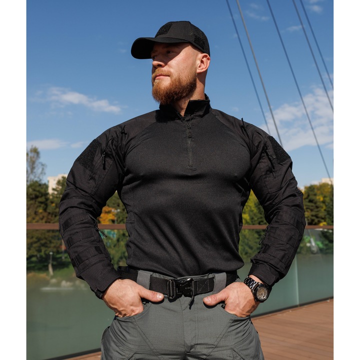 Bluza de lupta tactical Aran, Negru