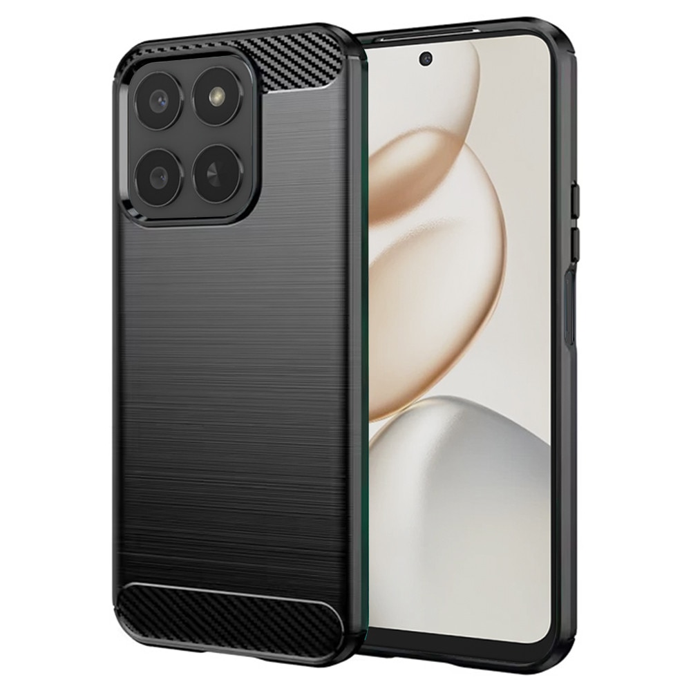 Husa pentru Honor 400 Smart 5G / 400 Smart 4G / X7d 4G - Techsuit Carbon Silicone - Black