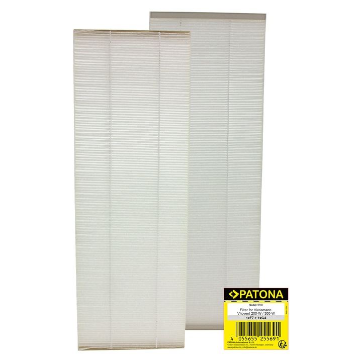 Set Filtre PATONA 1x G4 si 1x F7 pentru sistemul de ventilatie Viessmann Vitovent 200-W 300-W