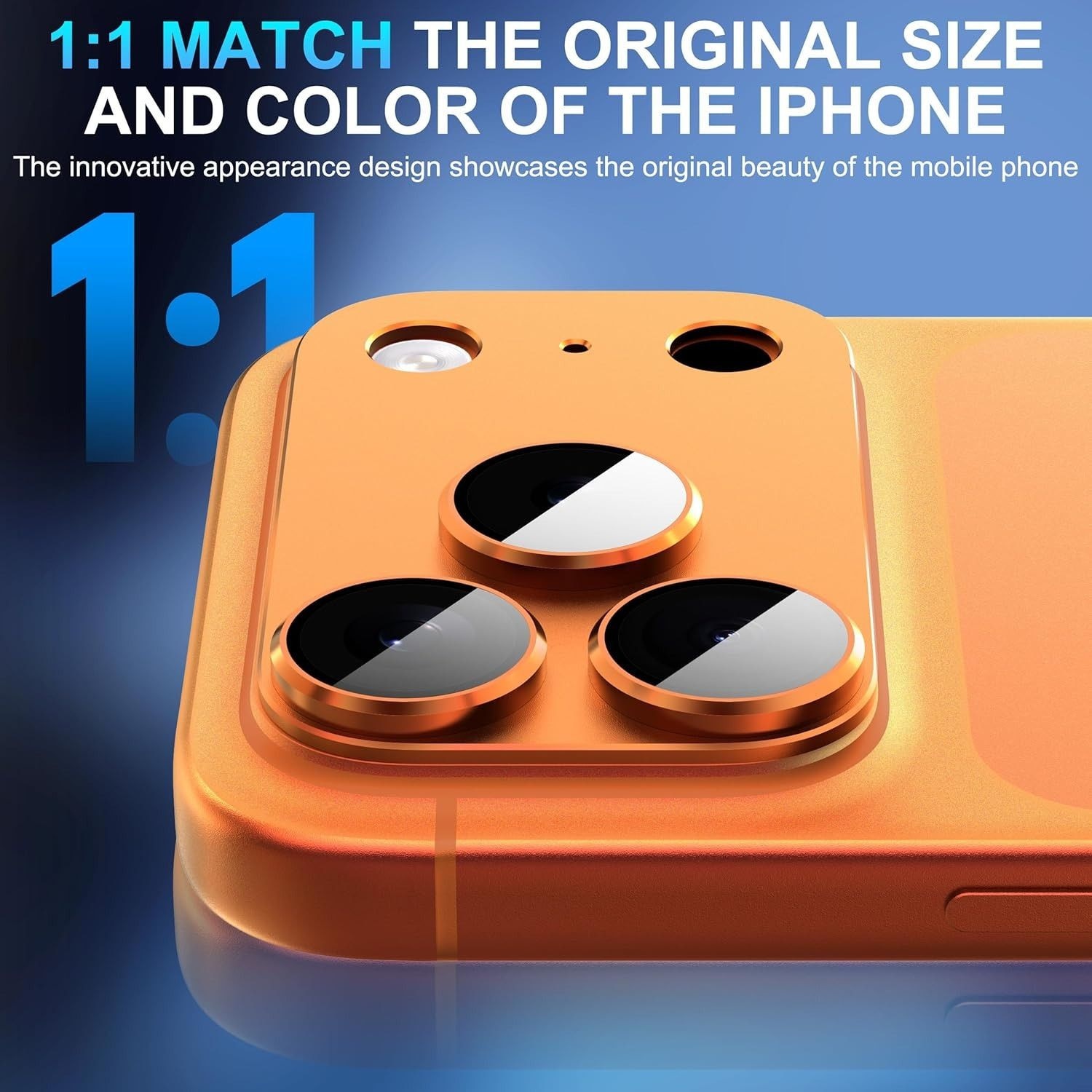Folie protectie camera compatibila cu iPhone 17 Pro Max, metal, sticla temperata 9H, transparenta