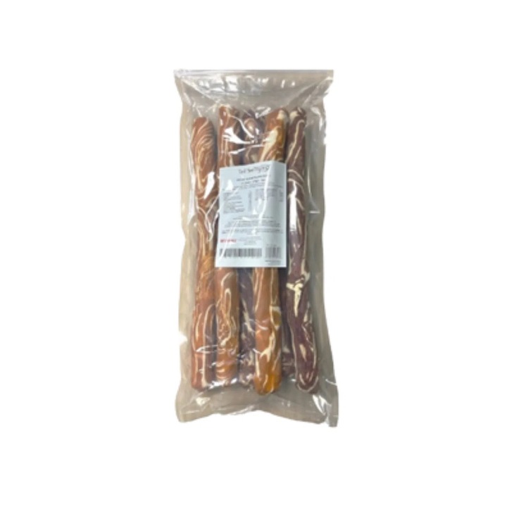 Recompense pentru caini, Tail Swingers, baton marmorat, cu carne de pui si vita, 17,5 cm, 70 g, 14 buc, bogate in proteine si gustari delicioase