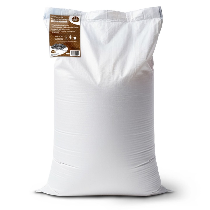 Hrana pentru pasari: seminte de floarea-soarelui negre 20 kg – energie ridicata, fara amestecuri