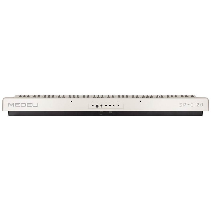 Medeli SPC120WH digitális zongora, 88 súlyozott billentyű, USB, 64-es polifónia, fehér