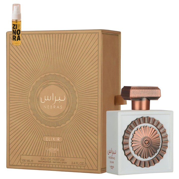 Парфюмна вода Lattafa Nebras Pride Elixir за жени и мъже EDP 100 мл и Подарък изненада мостра, Оригинален продукт
