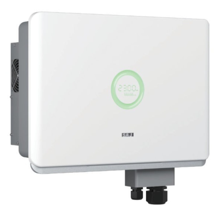 Invertor de rețea SAJ 50K 50000W, eficiență 98.8%, tri-fazat, 473x659.4x240mm