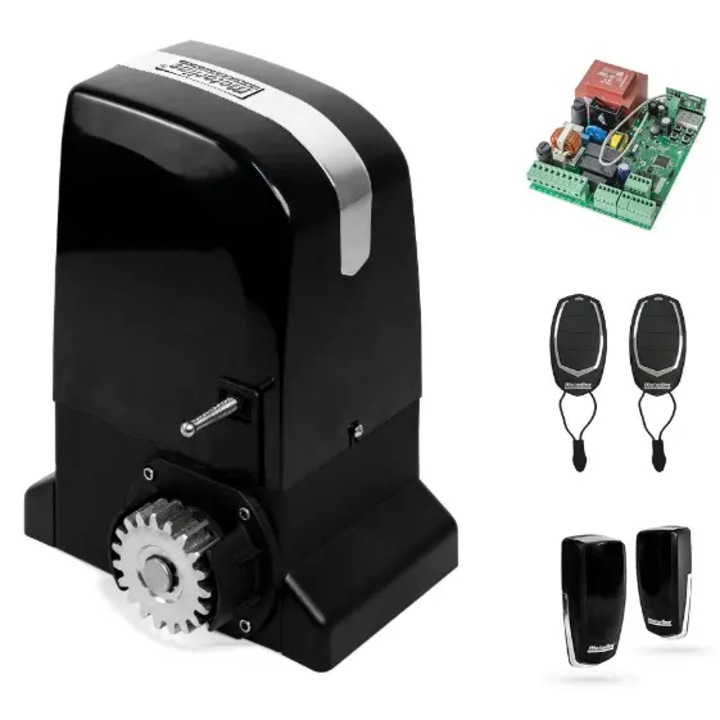 Kit automatizare poarta culisanta Motorline GALO600 SPEED – Brushless, 230 V, 600 kg, compatibil MCONNECT LINK