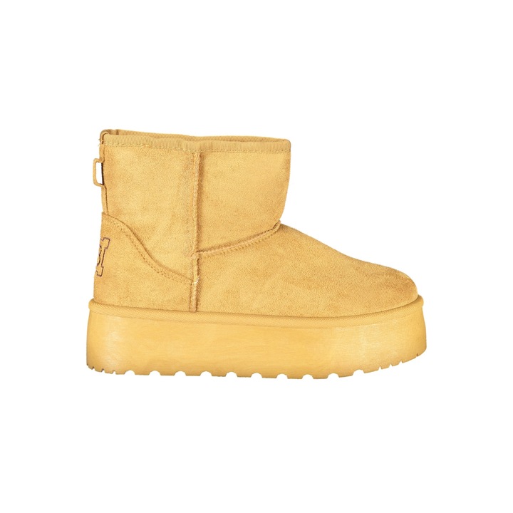 Ghete slip-on LAURA BIAGIOTTI stil UGG marimea 38, Maro