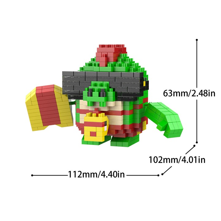 Set de construcție, ZUOXIA, Figuri din lemn Battle for Wild, 200 piese, pentru copii 14+