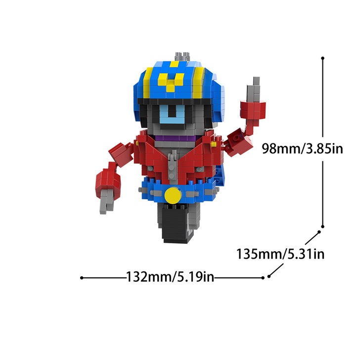 Set de construcție, ZUOXIA, Battle for Wild, 200 piese, pentru copii 14+, multicolor