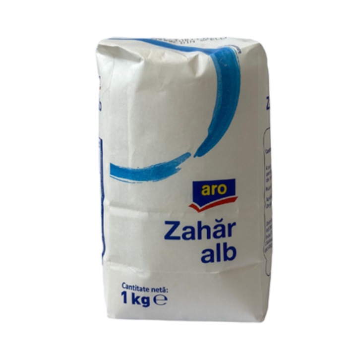 Zahar Aro 1 kg, finom textúrájú, ideális cukrászoknak, papírzacskó