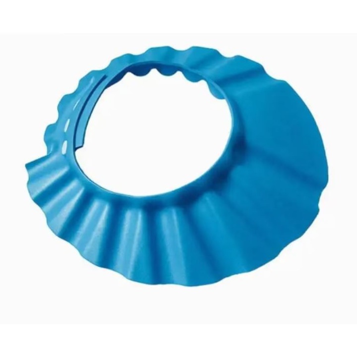 Детска / бебешка предпазна шапка за къпане, синя