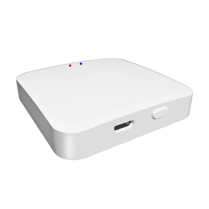 Comutator WIFI, Tuya Smart, WIFI/Bluetooth/Zigbee, telecomanda APP, alb