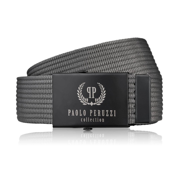 Paolo Peruzzi grafit szíj, Grafitszürke, 95