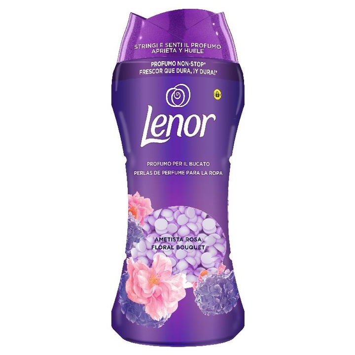 Парфюмни перли за пране Lenor Floral Bouquet, 195 гр