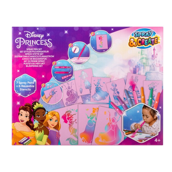 Set de markere, Slammer, Printese, 12 culori, varf de panza