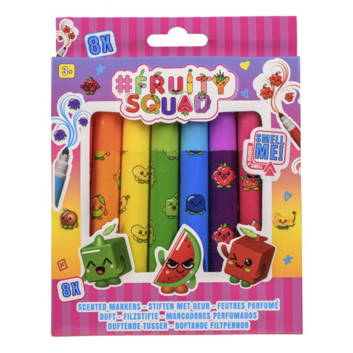 Carioci parfumate, Slammer, set 8 buc, culori vibrante, groase