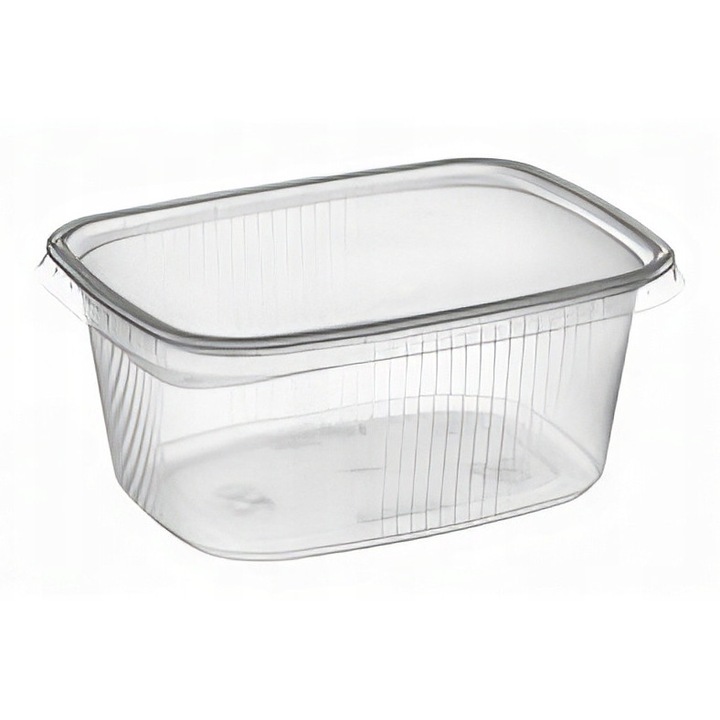 Set 50x Capac, Neopak, Transparent Si Rezistent, Suporta Temperaturi De La -4°C Pana La 100°C, Ideal Pentru Recipiente Cu Alimente, Usor Si Igienic, Practic In Utilizare, 113 x 85 mm, Transparent