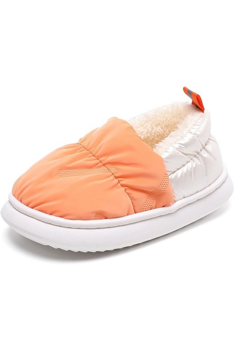 Mocasini de plus moi pentru dama, de iarna, papuci antiderapanti, roz, 37-38, Fudaolee