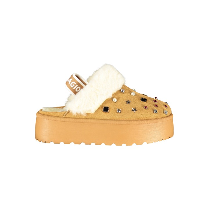 Saboti LAURA BIAGIOTTI stil UGG marimea 38, Maro, 36