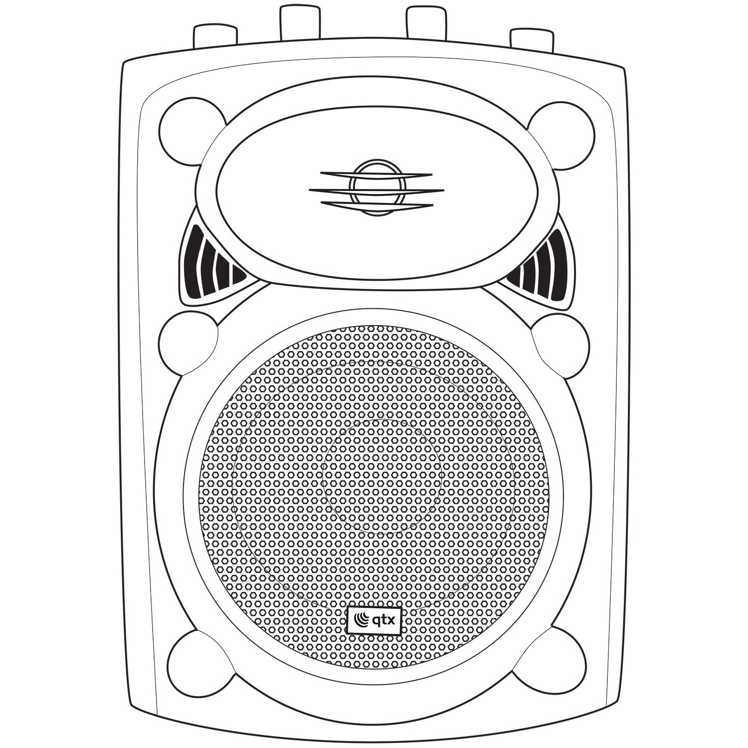 Boxa activa 8 inch profesionala QTX QR8K