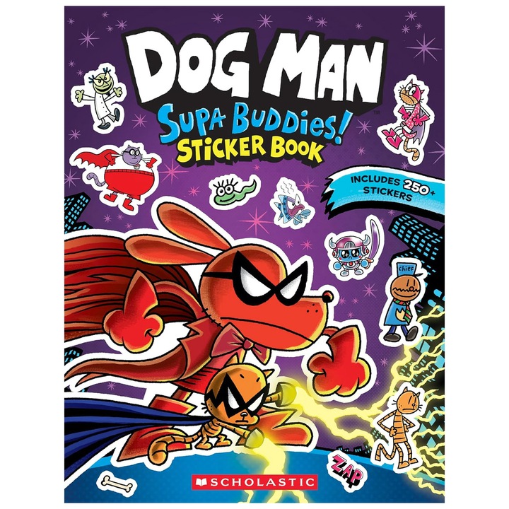 Dog Man: Official Supa Buddies Sticker Book -
